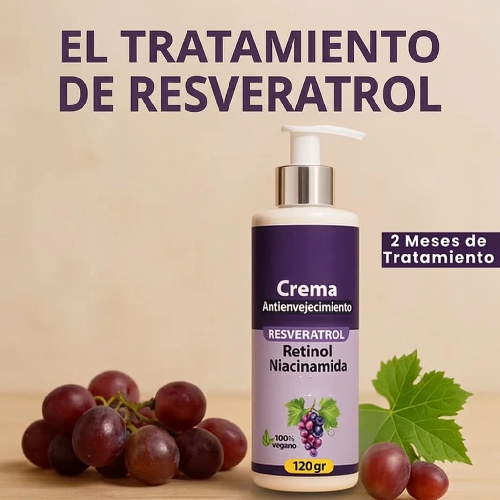 Crema Resveratrol Antienvejecimiento
