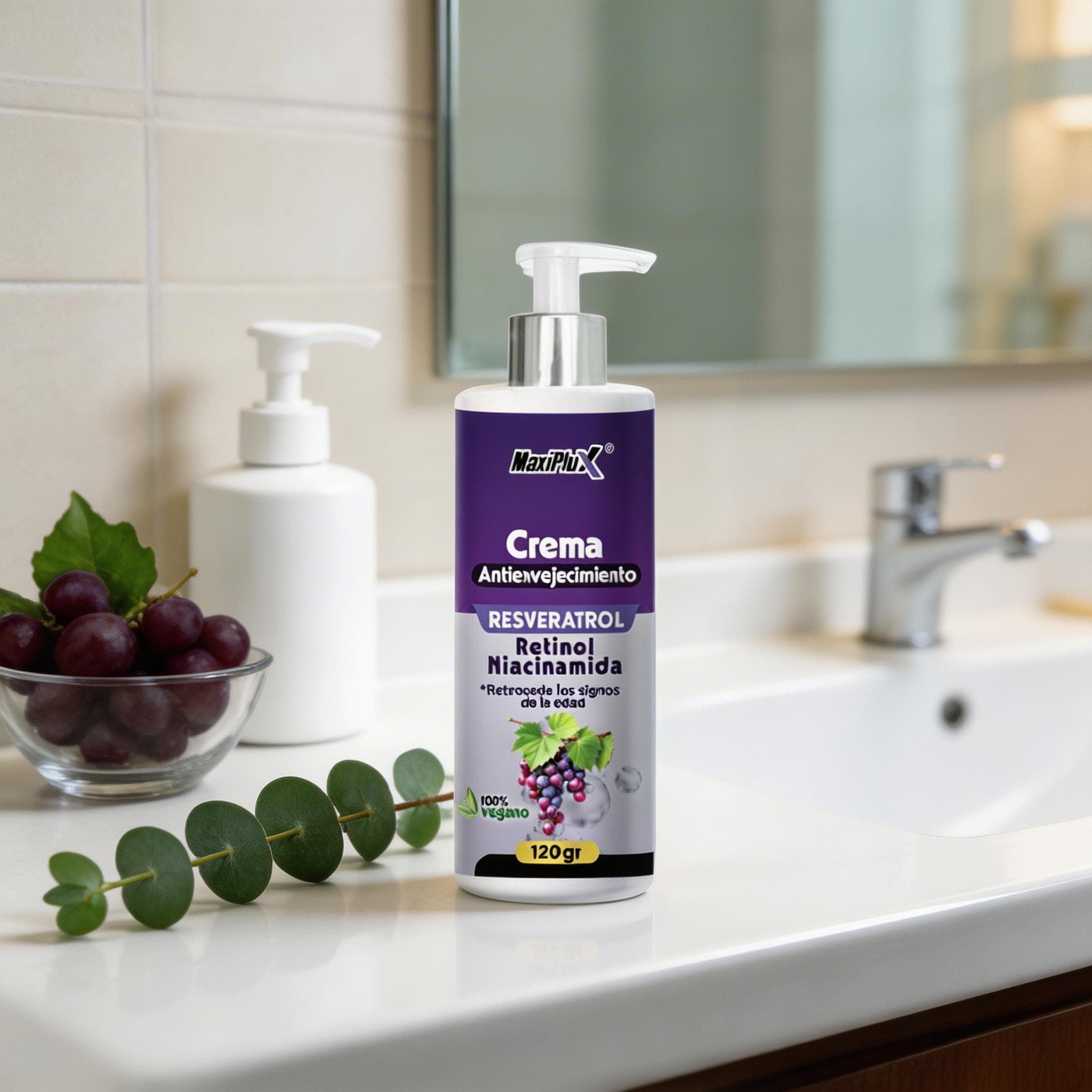 Crema Resveratrol Antienvejecimiento